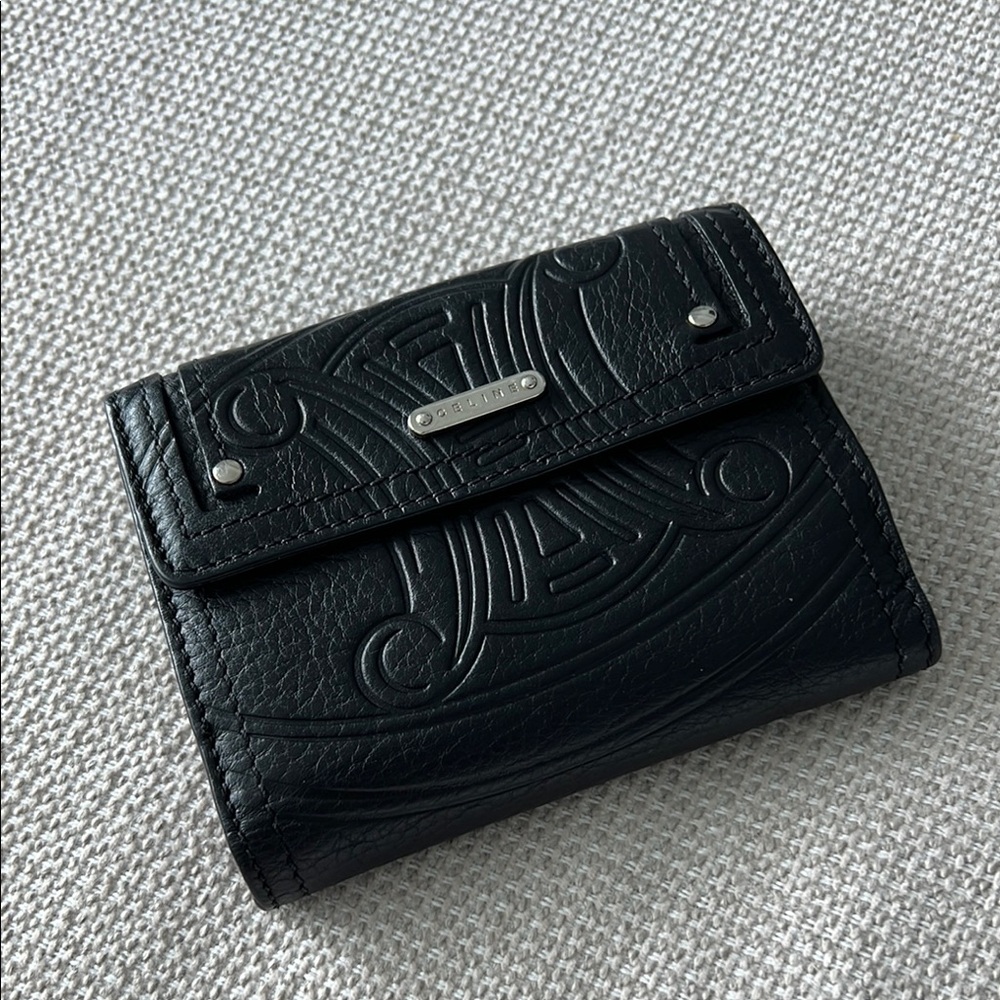 Celine Vintage Bifold wallet with cash and coins compartments